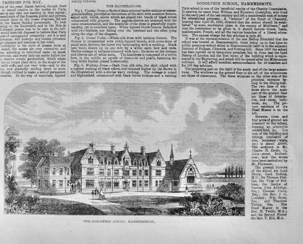 The Godolphin School, Hammersmith - 1862