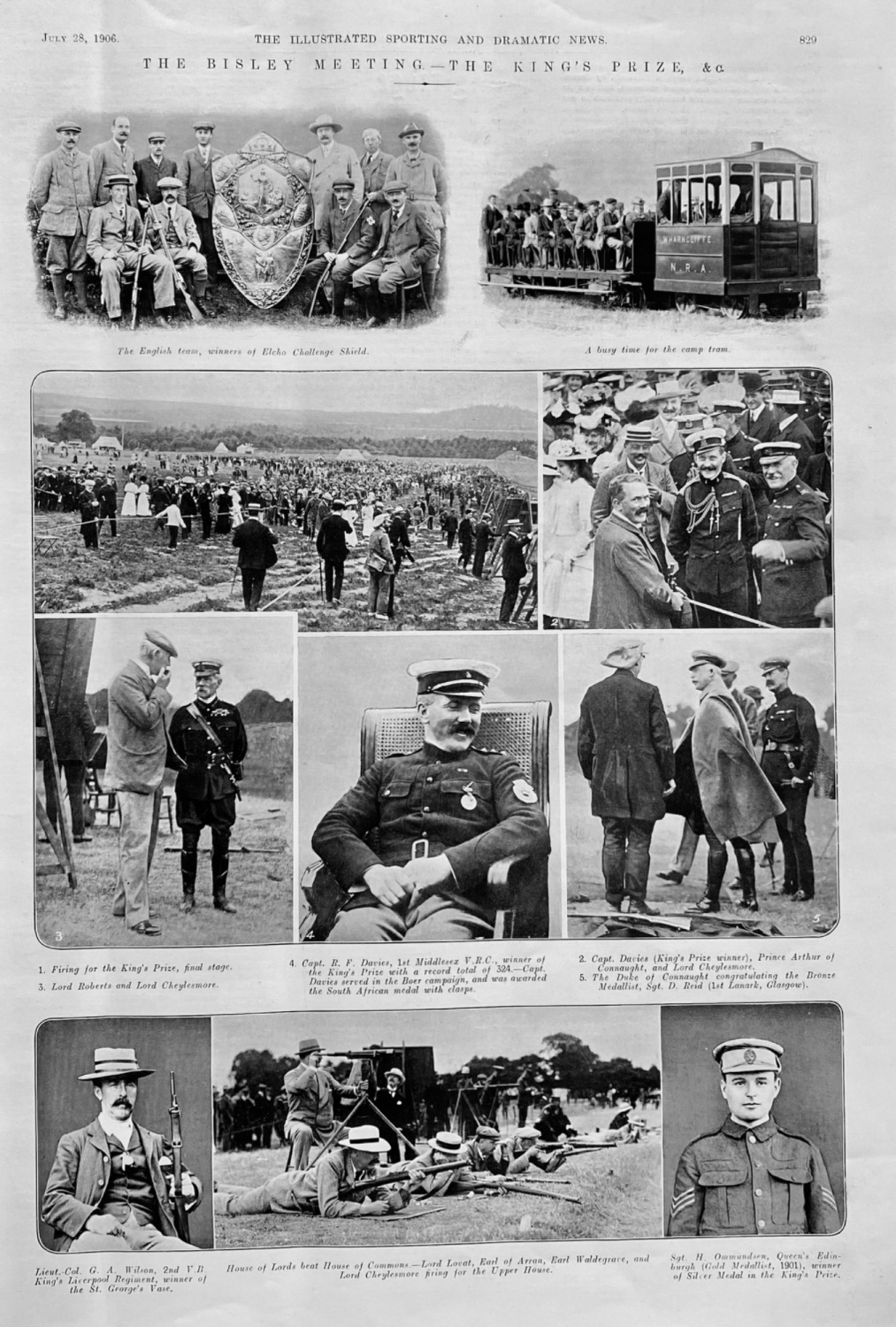 The Bisley Meeting.- The King's Prize,  &c.  1906.