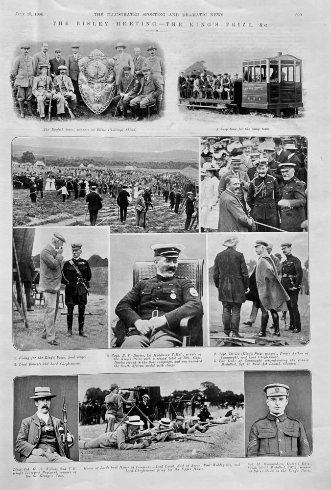 The Bisley Meeting.- The King's Prize,  &c.  1906.