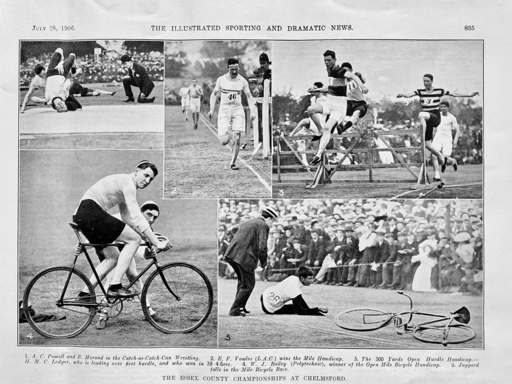 The Essex County Championships at Chelmsford.  1906.