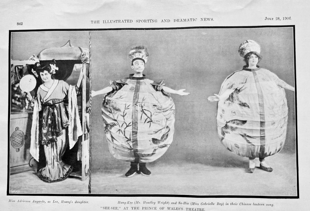 "See-See," at the Prince of Wales's Theatre.  1906.