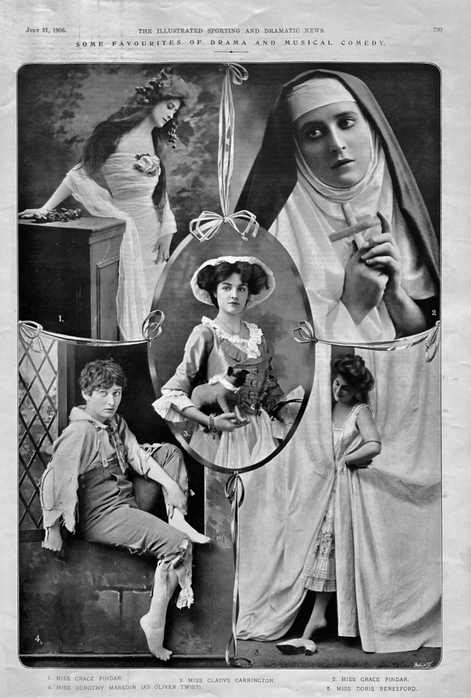 Some Favourites of Drama and Musical Comedy.  1906.