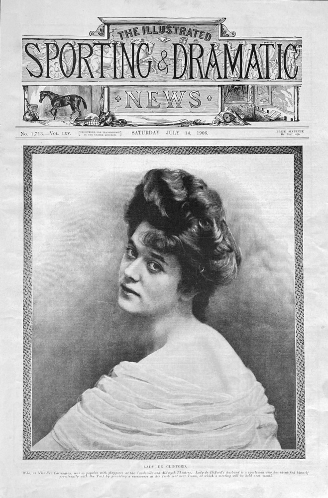 Lady de Clifford.  1906.