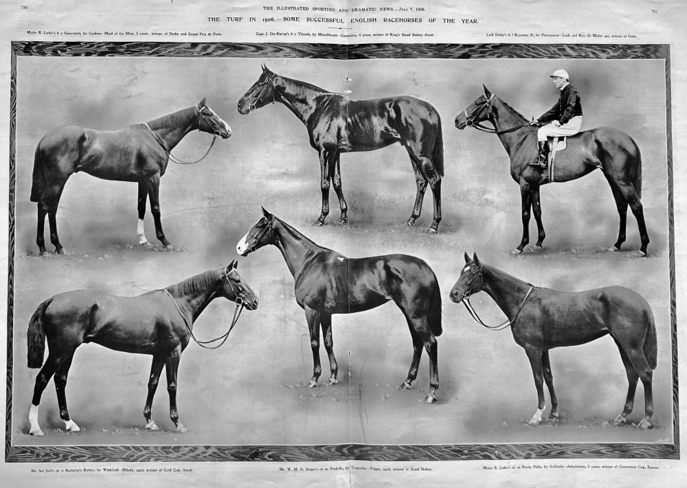 The Turf in 1906.- Some Successful English Racehorses of the Year.