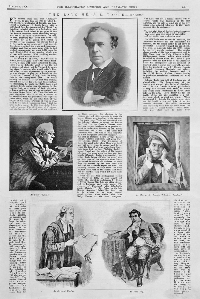 The Late Mr. J. L. Toole.