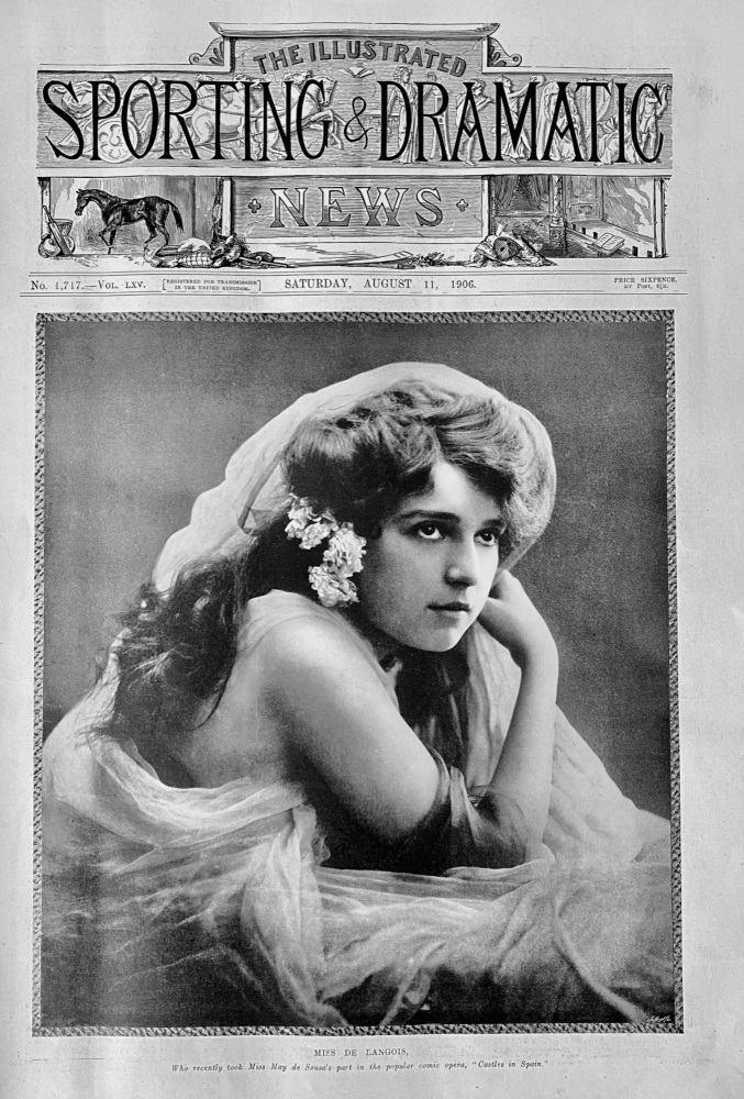 Miss De Langois.  1906.