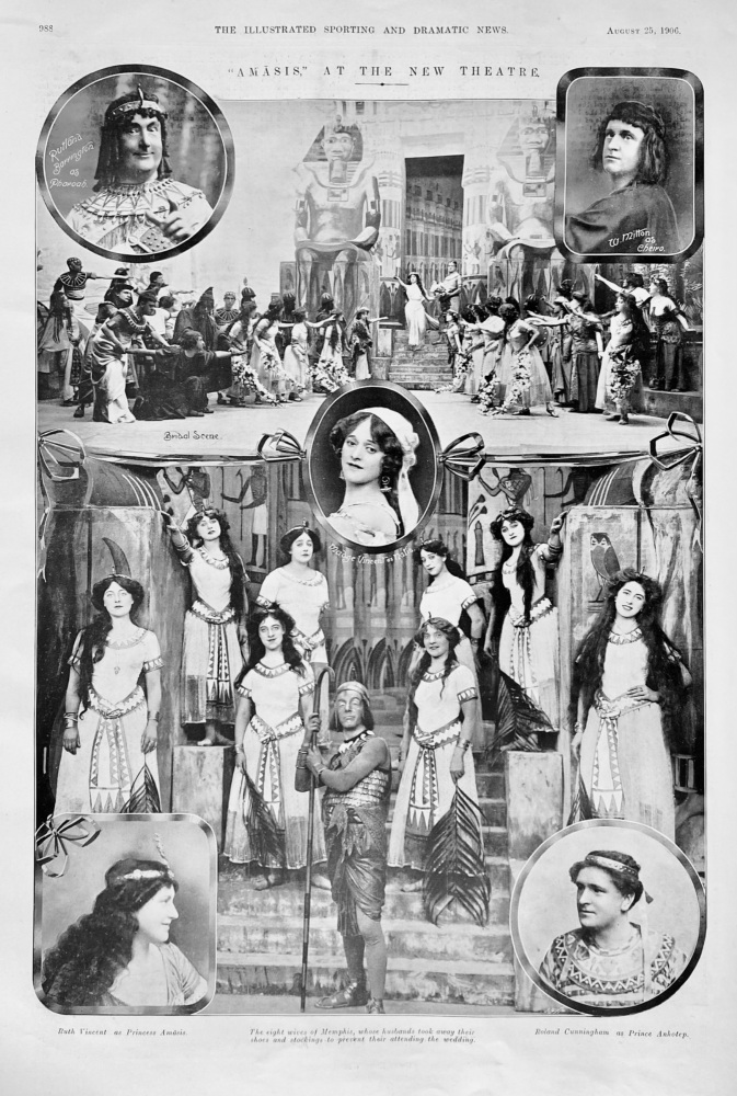 "Amasis,"  At the New Theatre.  1906.
