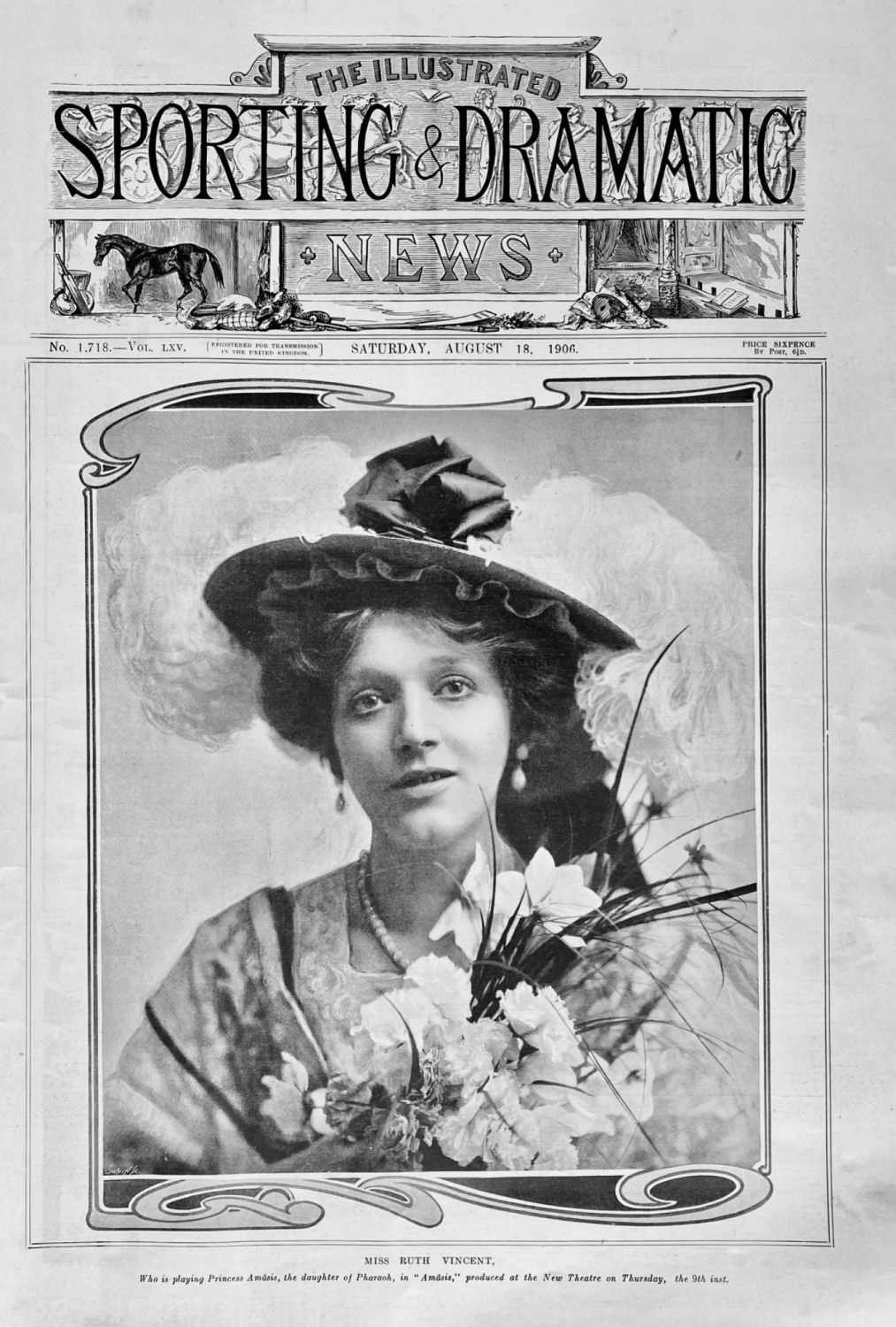 Miss Ruth Vincent.  1906.