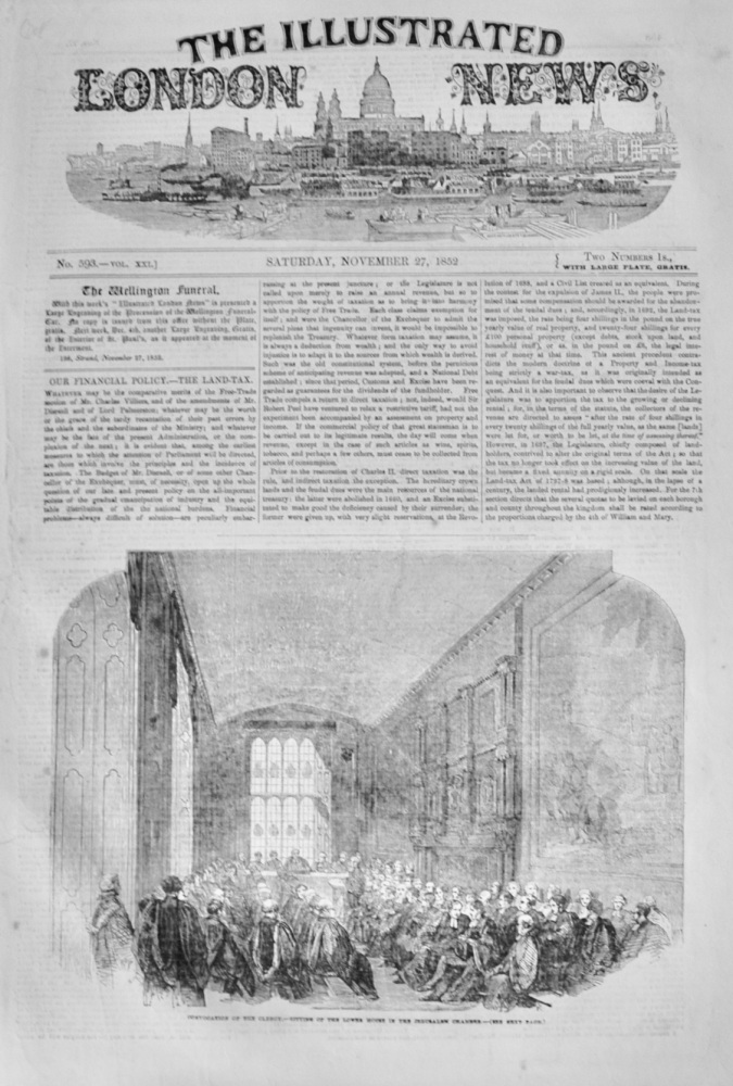 The Illustrated London News - November 27, 1852