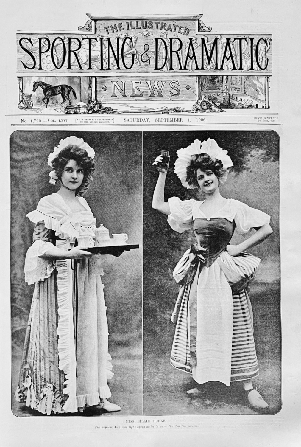 Miss Billie Burke.  1906.