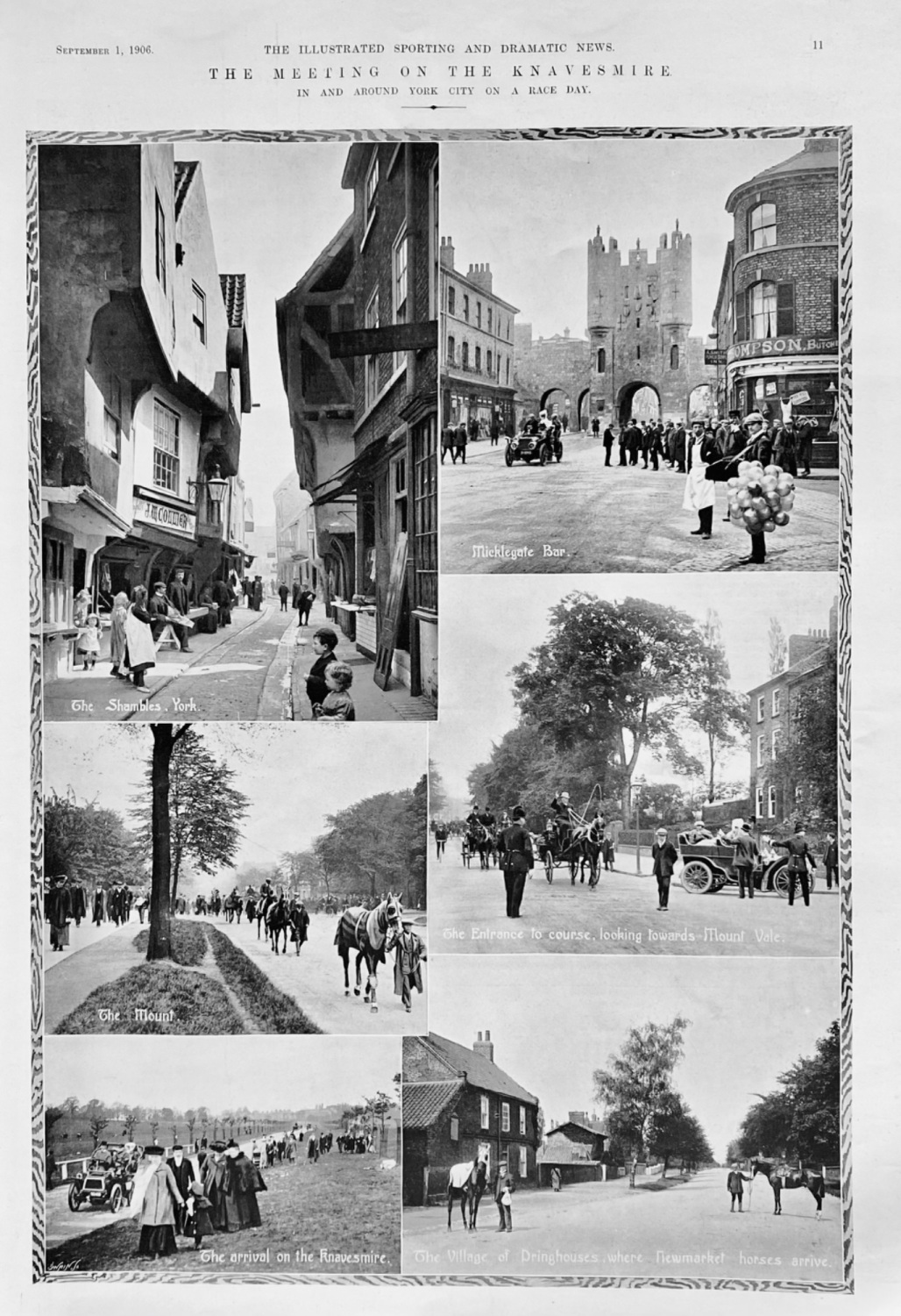 The Meeting of the Knavesmire.  In and around York City on a Race Day.  190