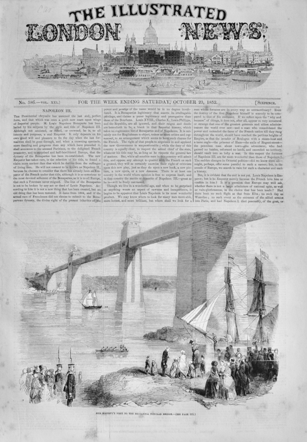 The Illustrated London News - October 23, 1852