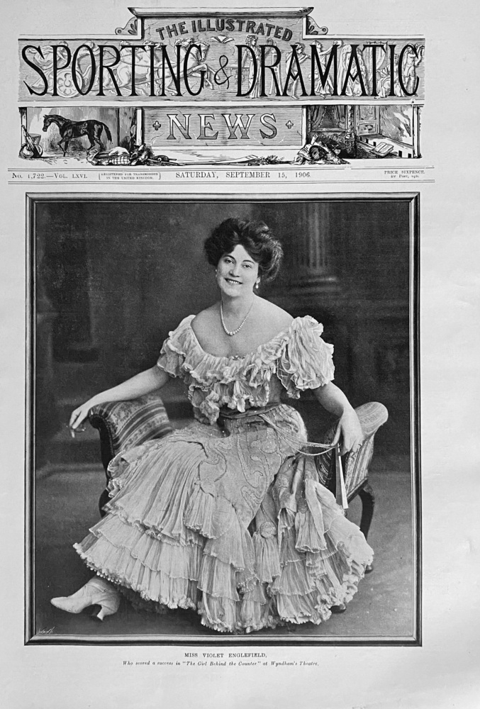 Miss Violet Englefield.  1906.
