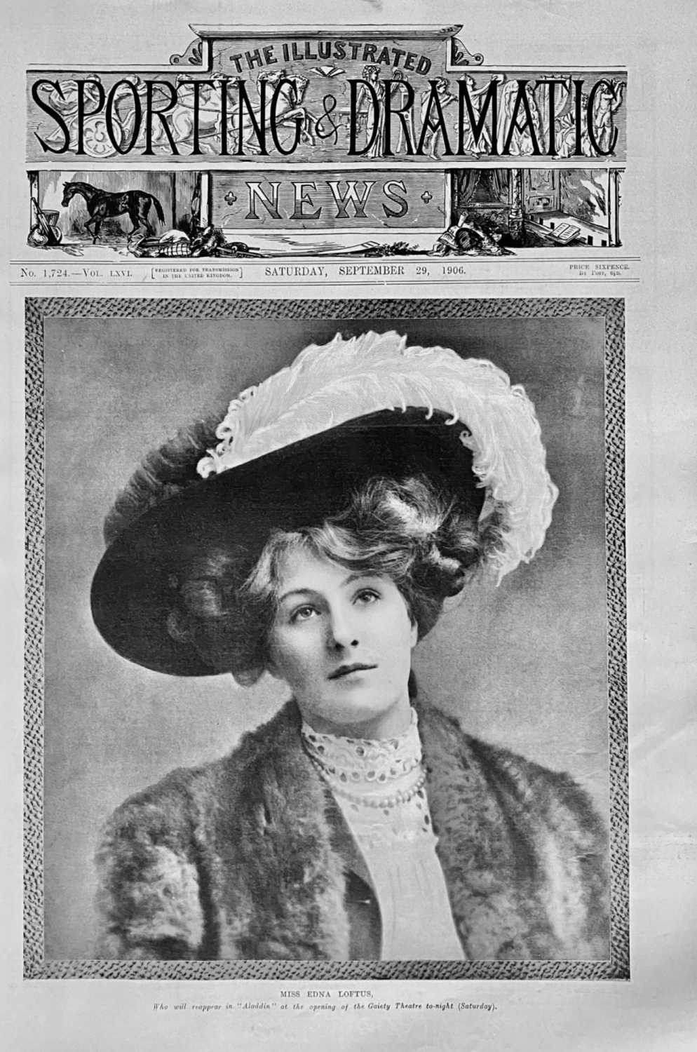 Miss Edna Loftus.  1906.