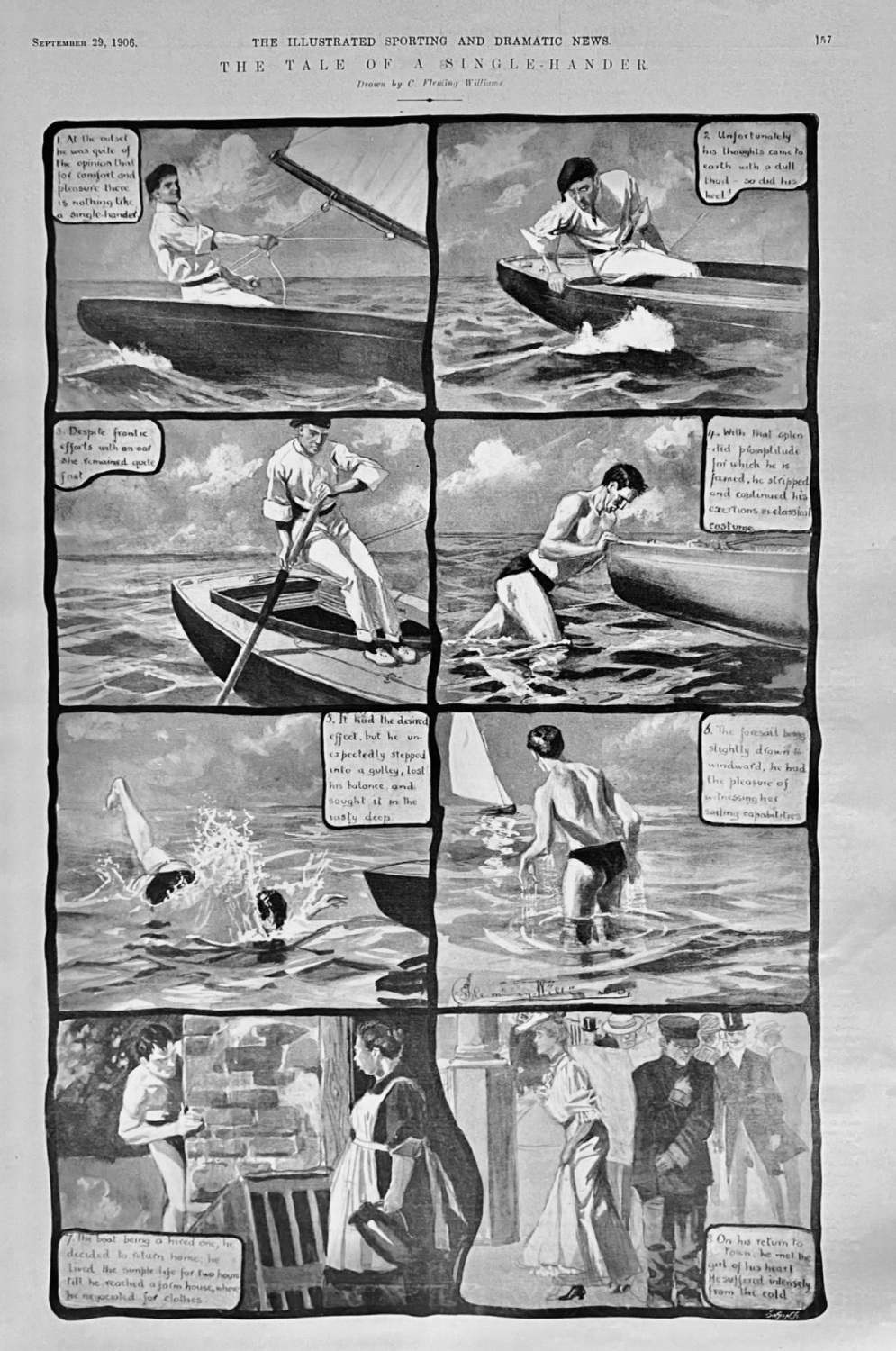 The Tale of a Single-Hander.  1906.