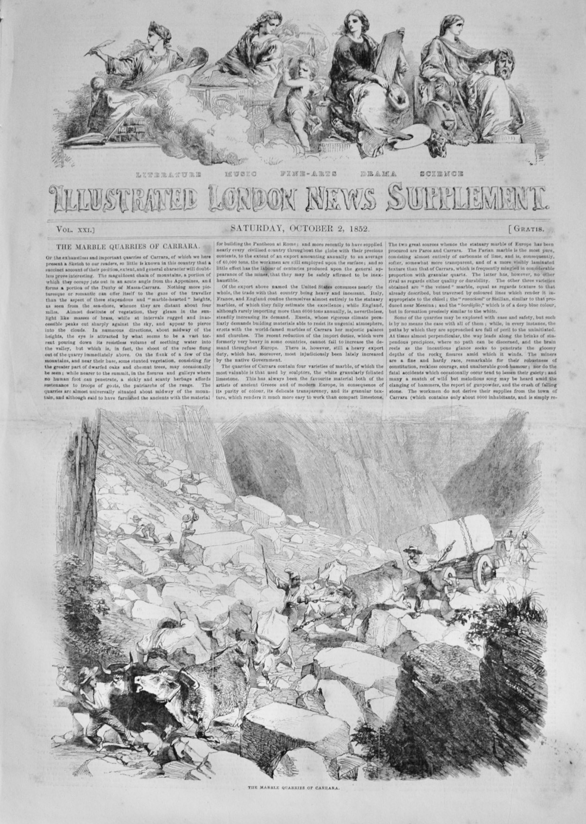 The Illustrated London News Supplement - October 2, 1852