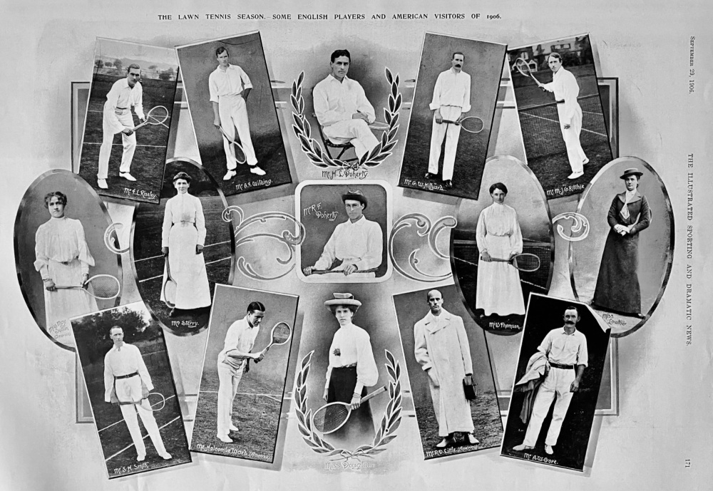The Lawn Tennis Season.-  Some English Players and American Visitors of 1906.