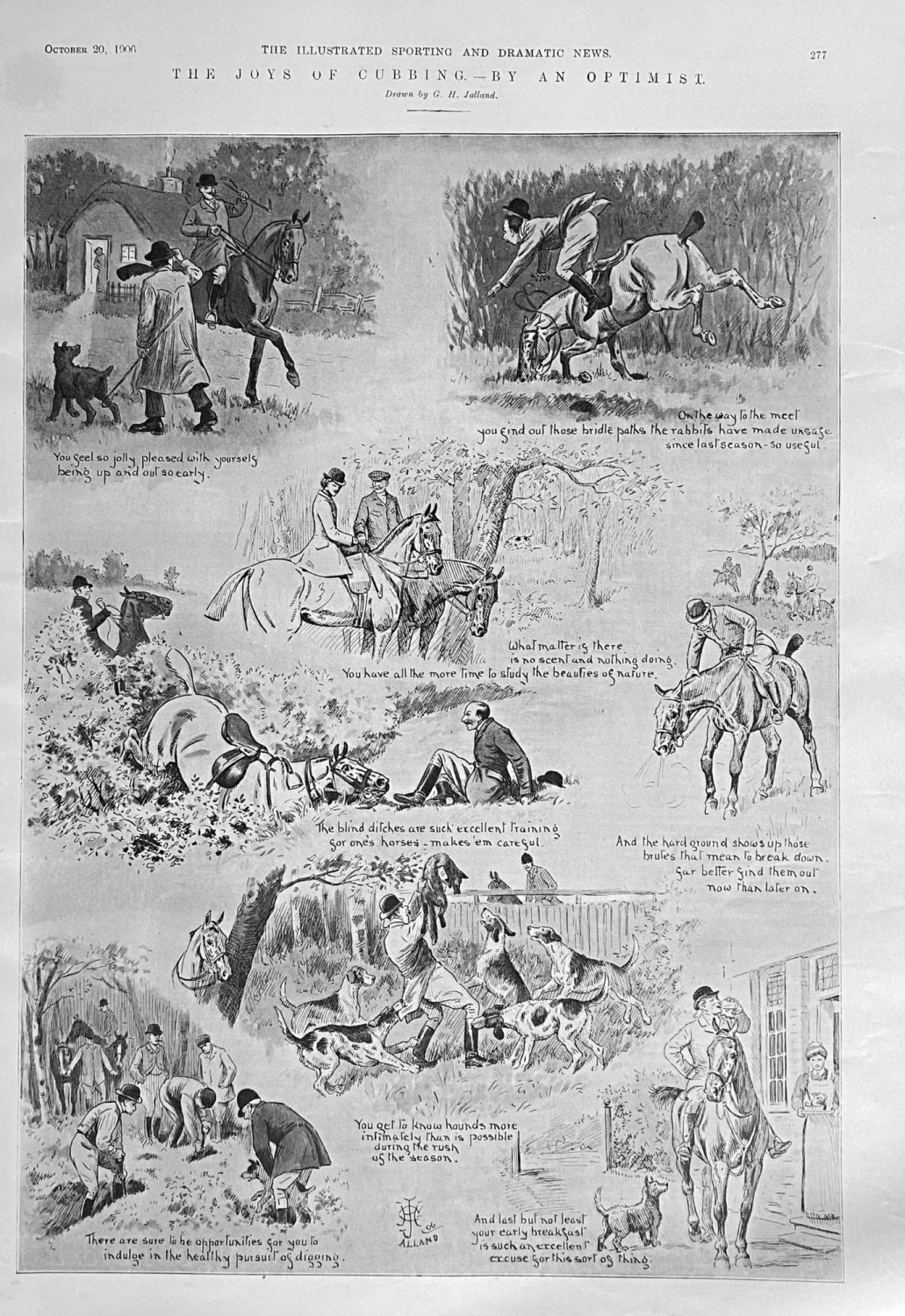 The Joys of Cubbing by an Optimist.  1906.