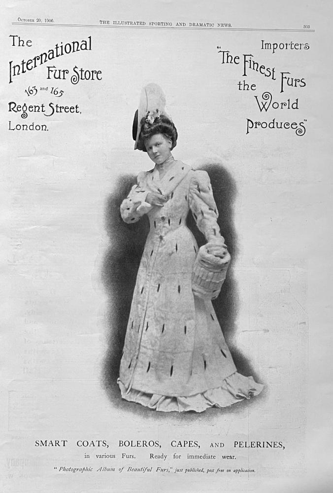 The International Fur Store. 1906.