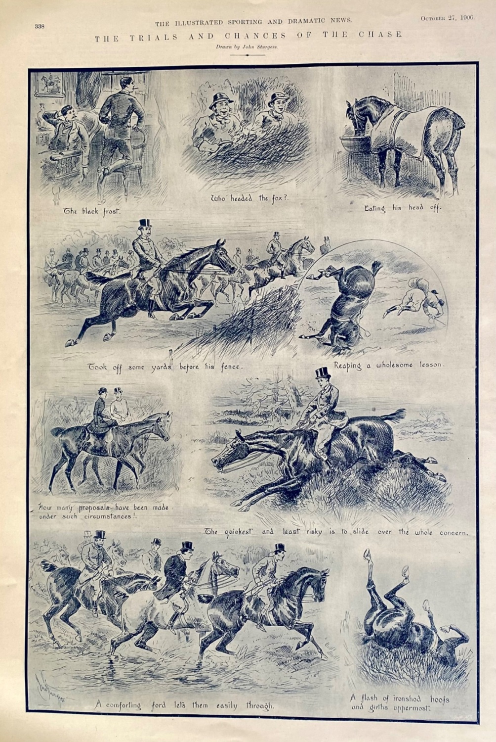 The Trials and Chances of the Chase.  1906.