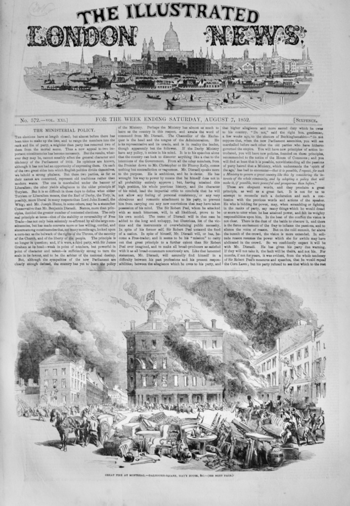 The Illustrated London News - August 7, 1852