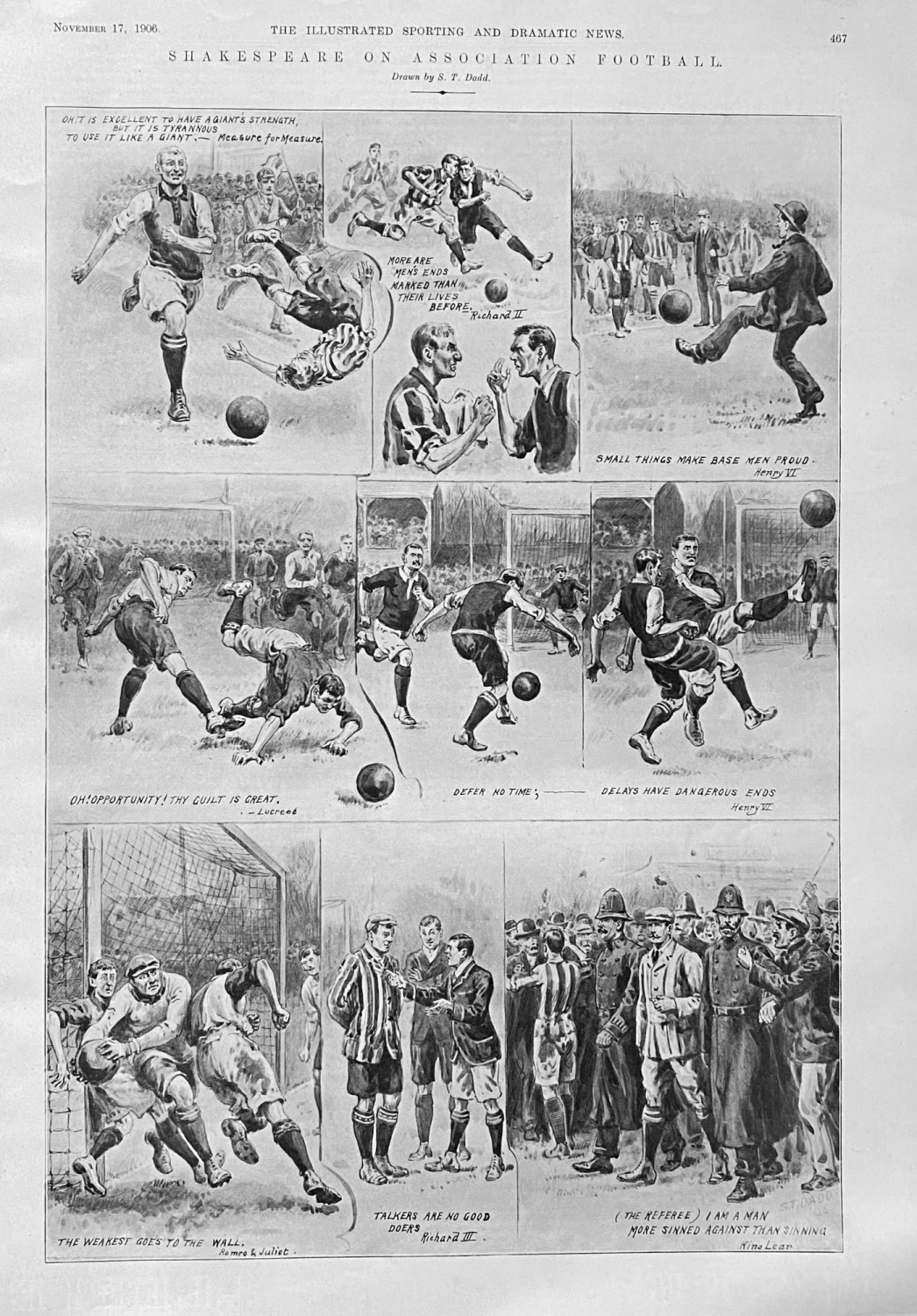 Shakespeare on Association Football.  1906.