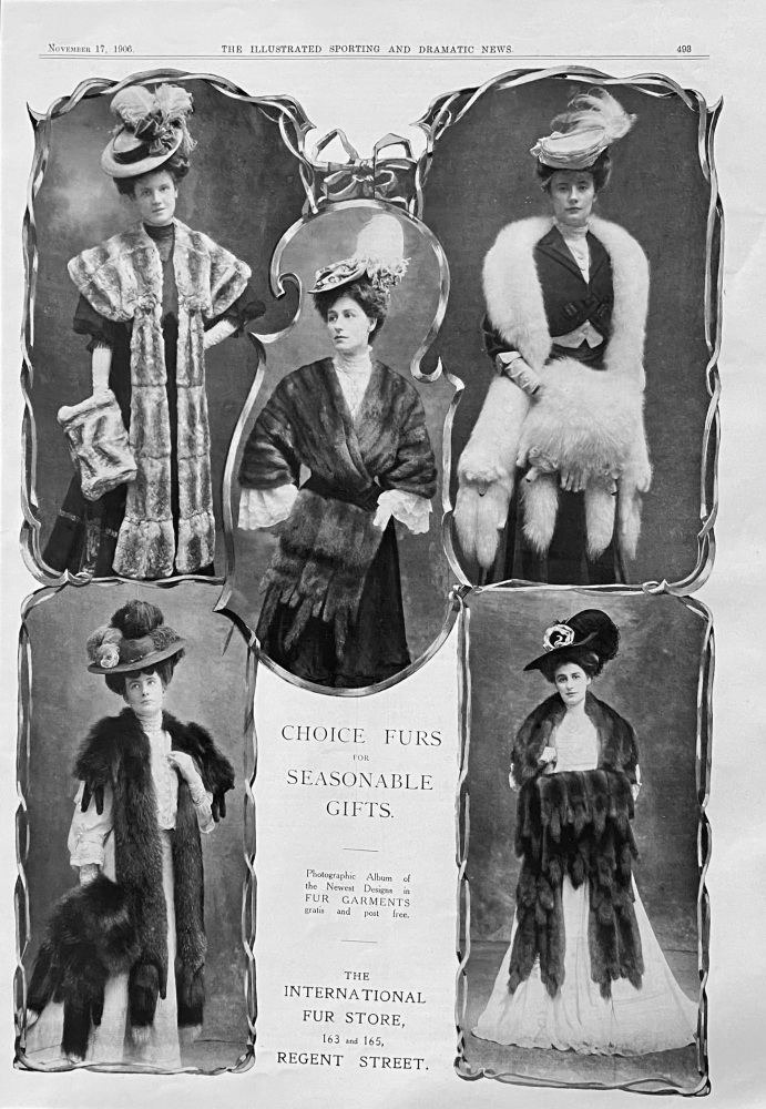 The International Fur Store. 1906.