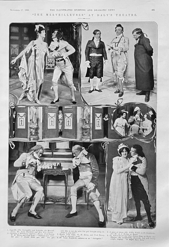 "The Merveilleuses" at Daly's Theatre.  1906.