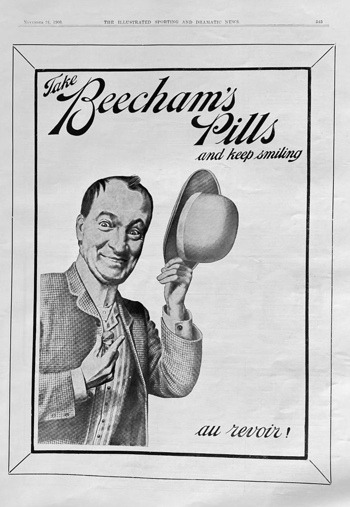 Beecham's Pills.  1906.
