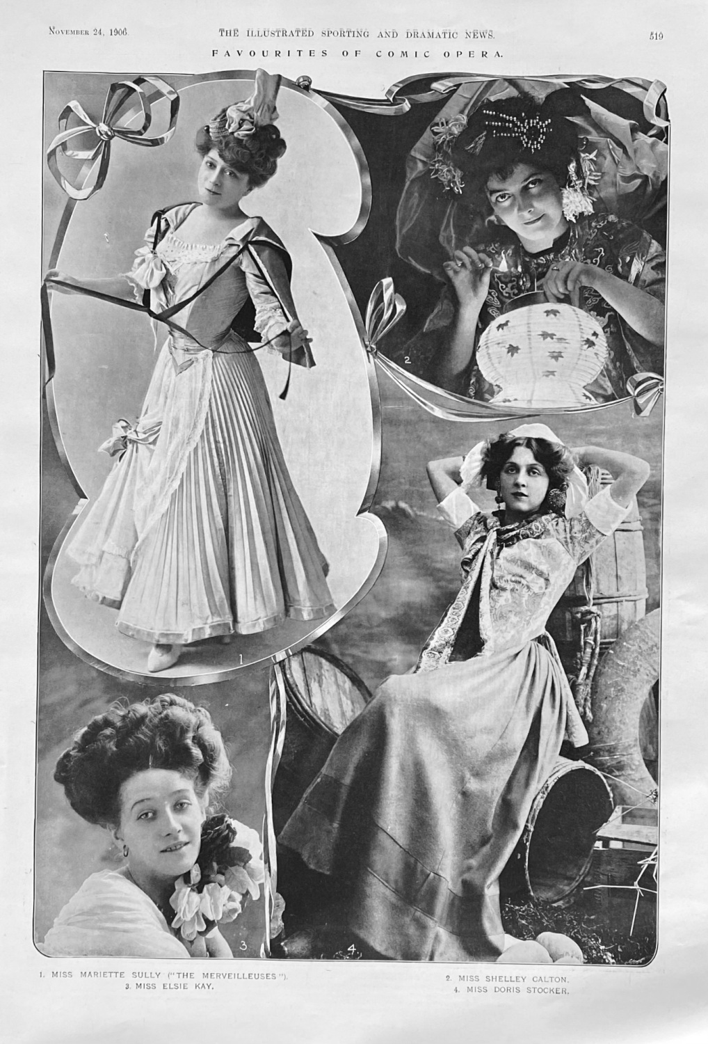 Favourites of Comic Opera.  1906.