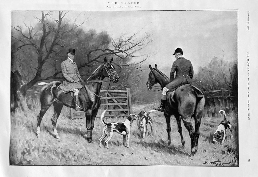 The Master.  1906.  (Hunting).