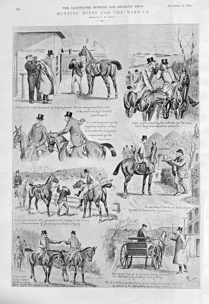 Hunting Hints for the Hard-up.  1906.