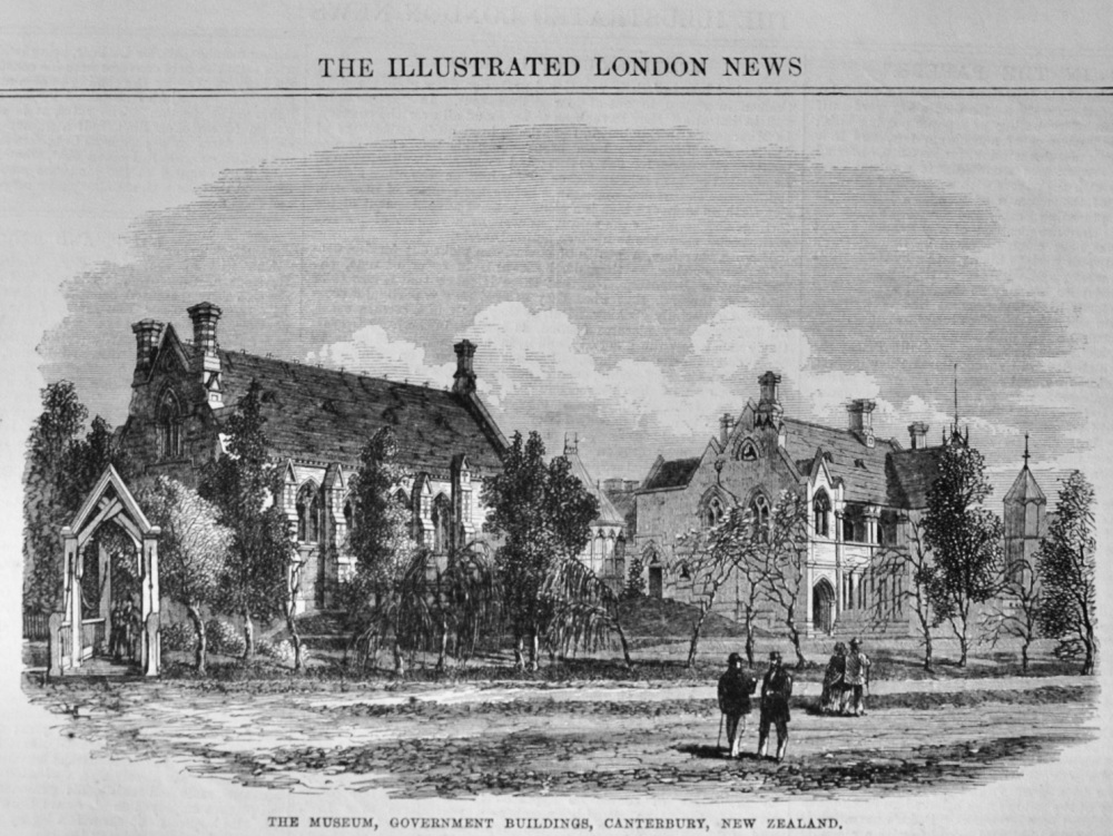 The Museum, Canterbury, New Zealand - 1868