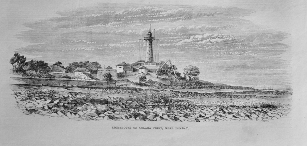 Lighthouse on Colaba Point - 1868
