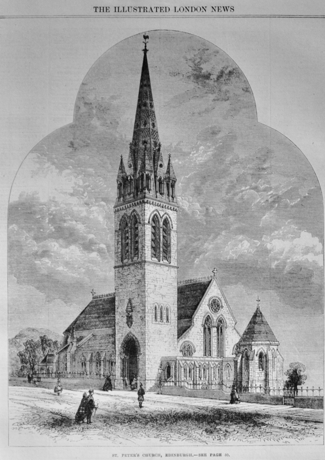 St Peter's Church, Edinburgh - 1868