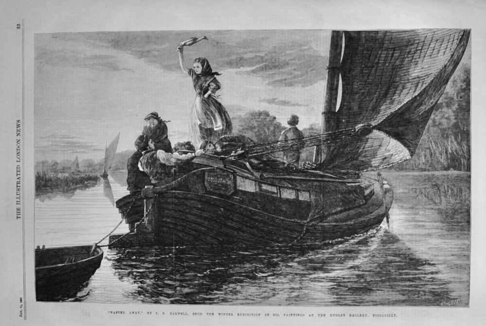 "Wafted Away", by F B Barwell - 1868