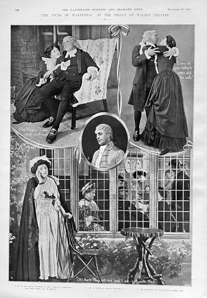"The Vicar of Wakefield,"  at the Prince of Wales's Theatre. 1906.