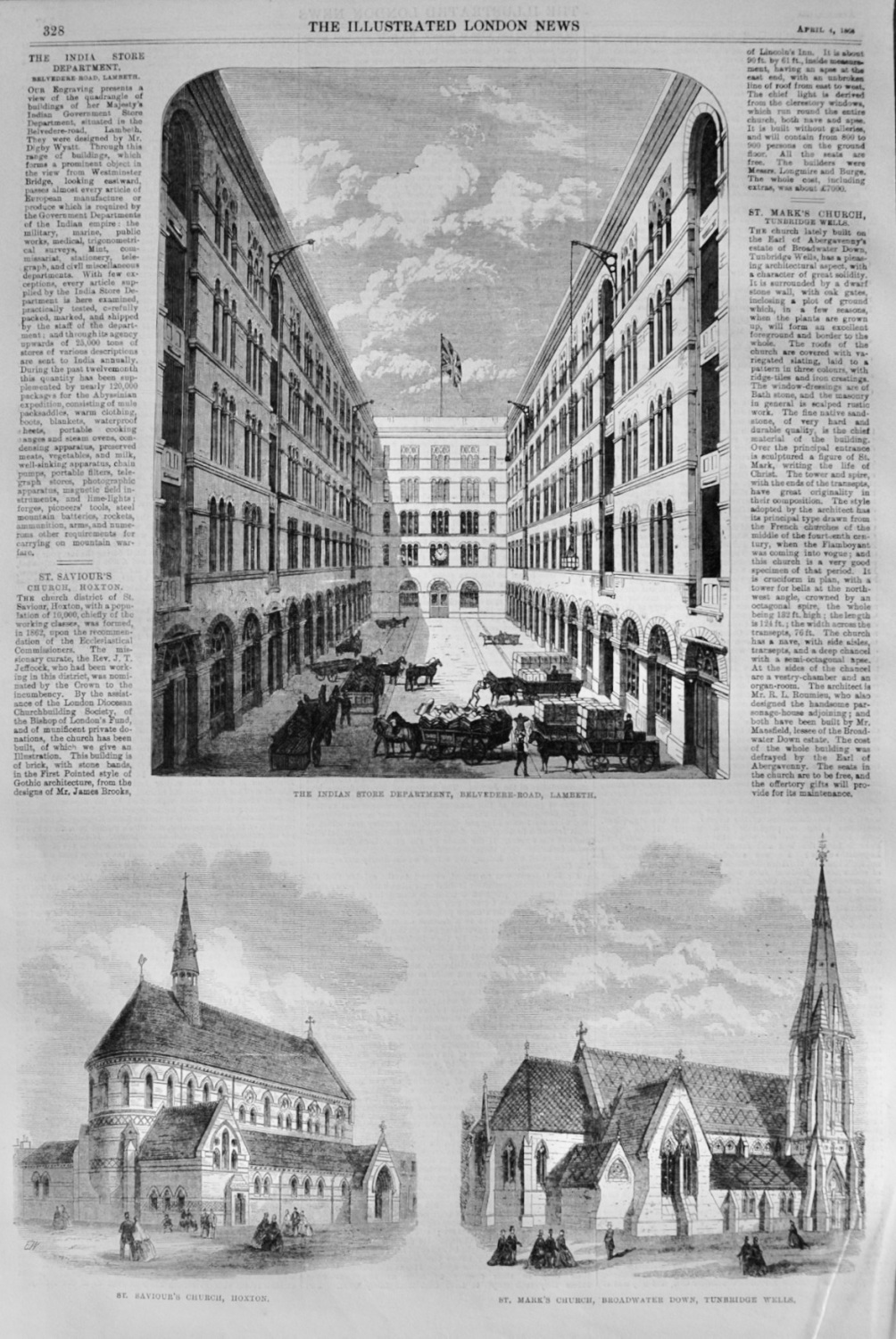 St. Mark's Church, Tunbridge Wells - 1868