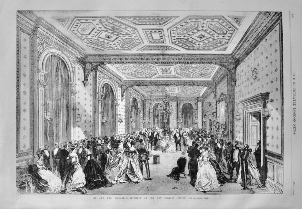 Mr and Mrs Disraeli's Assembly - 1868