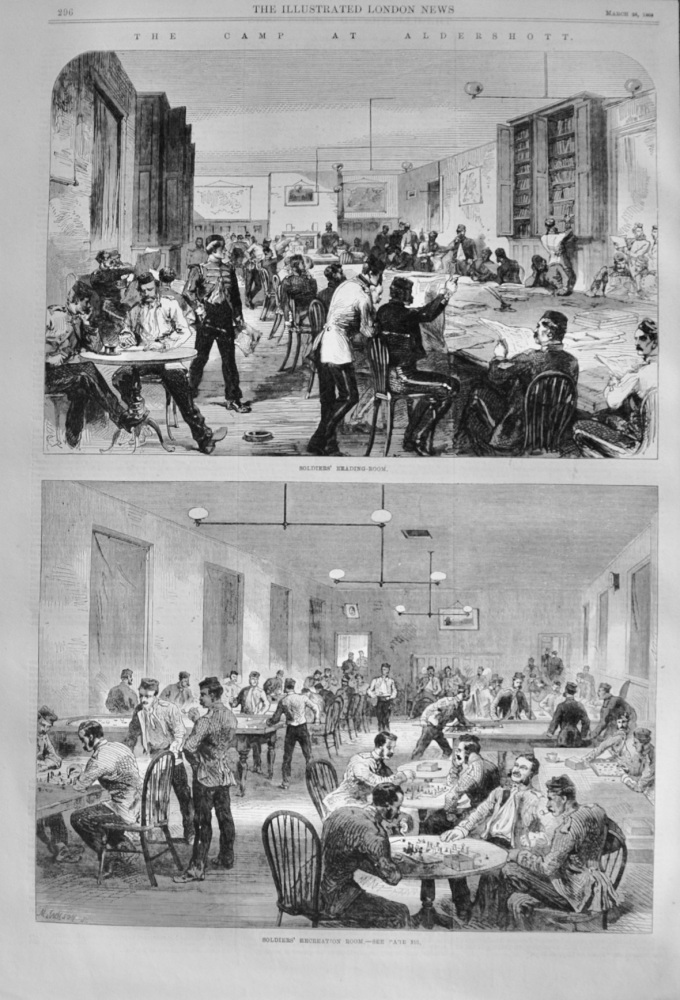 The Camp at Aldershot - 1868