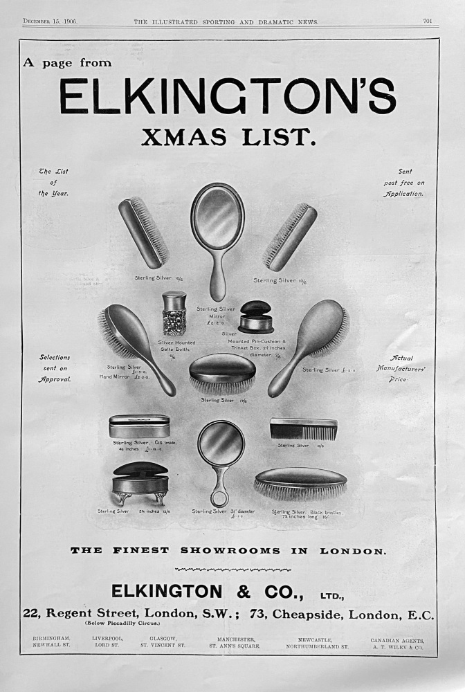 Elkington & Co., Ltd.  1906.