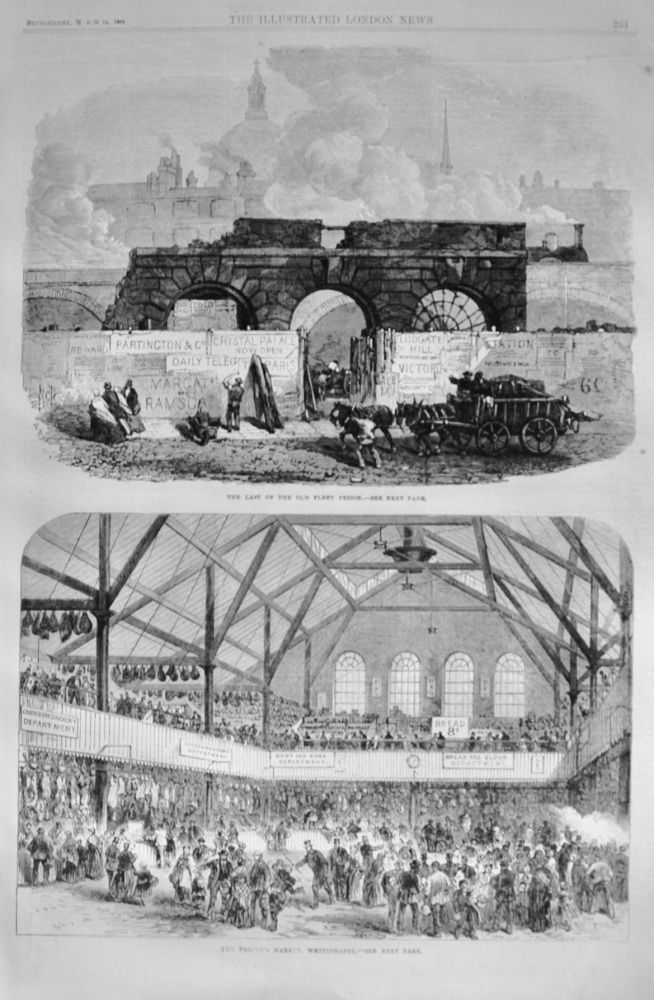 The last of the Old Fleet Prison - 1868