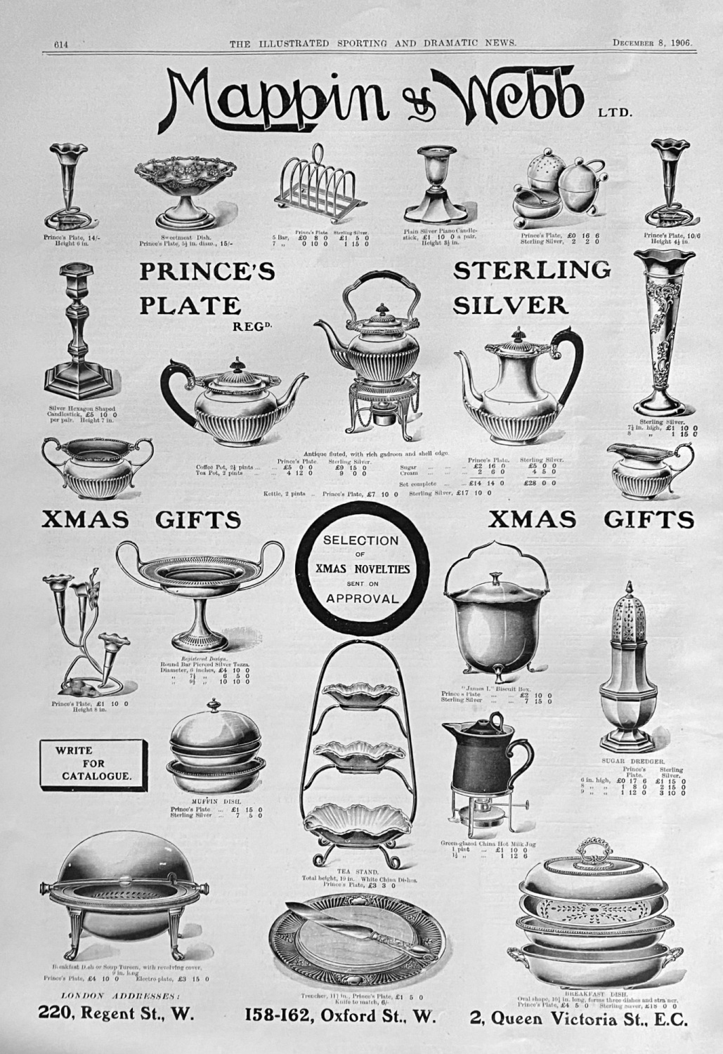 Mappin & Webb Ltd.  1906.