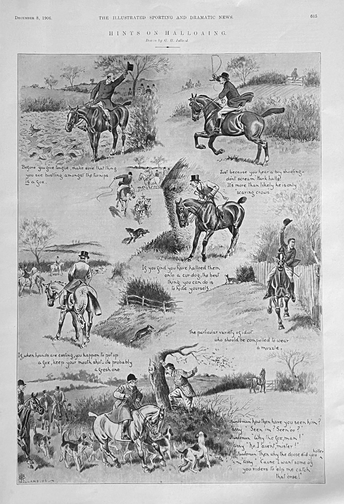 Hints on Halloaing.  1906.