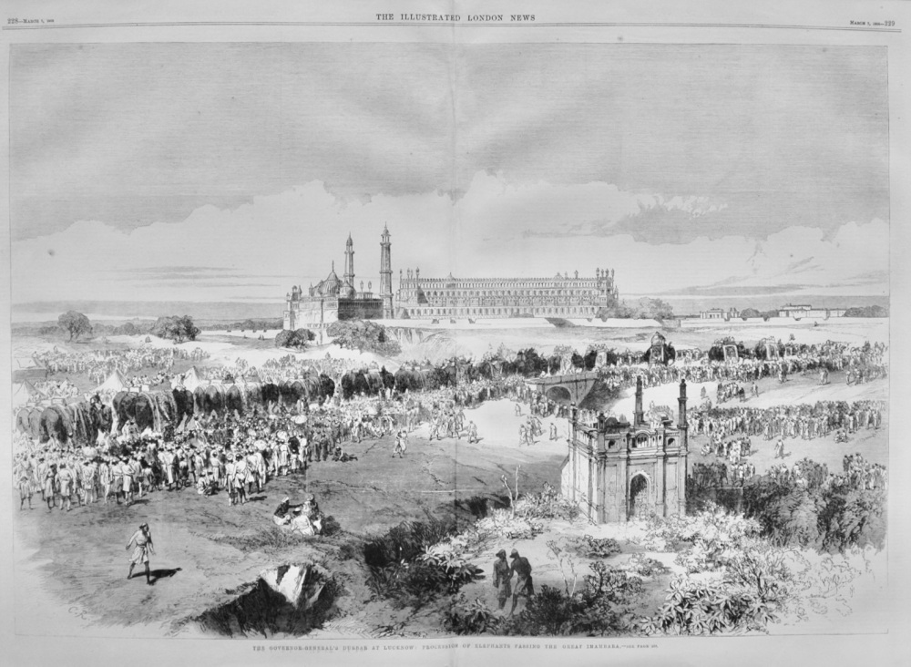 The Governor General's Durbar at Lucknow - 1868
