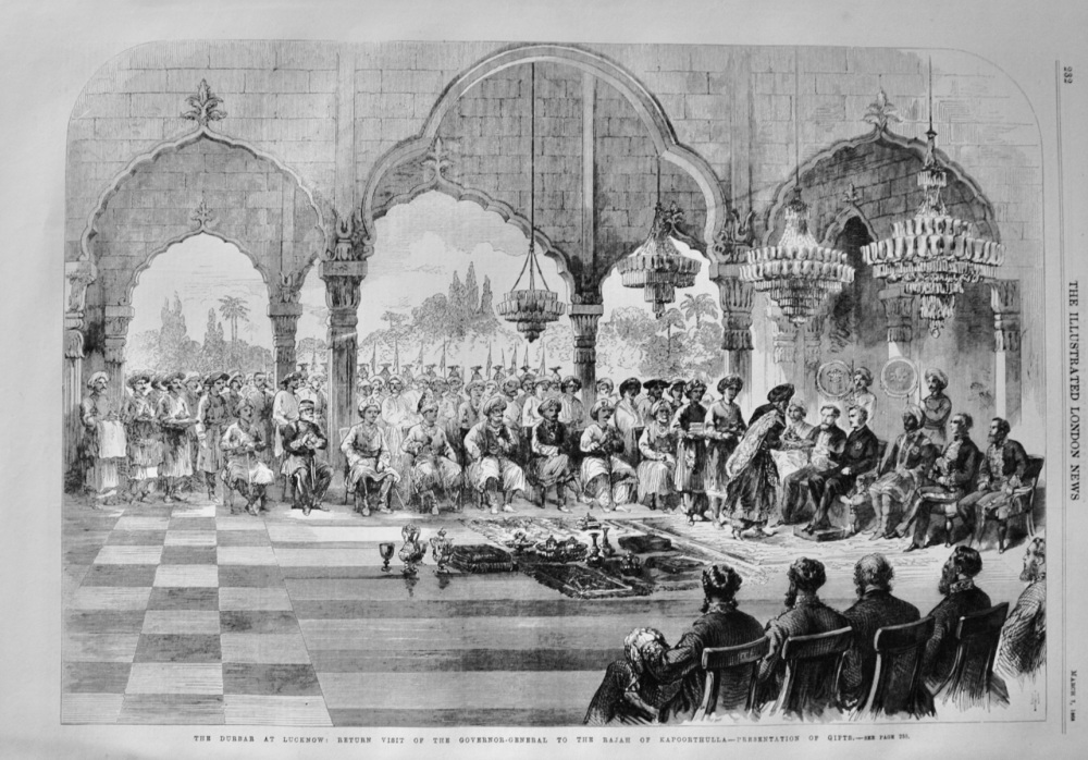 The Durbar at Lucknow - 1868