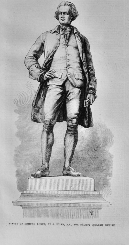 Statue of Edmund Burke, Dublin - 1868