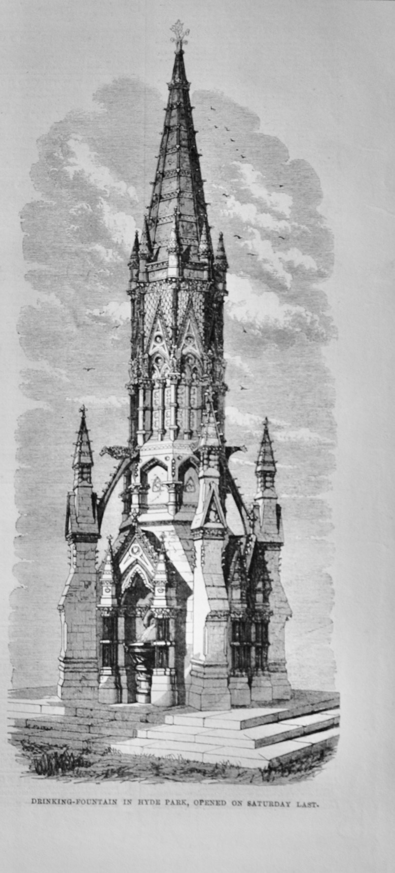 Drinking Fountain in Hyde Park - 1868