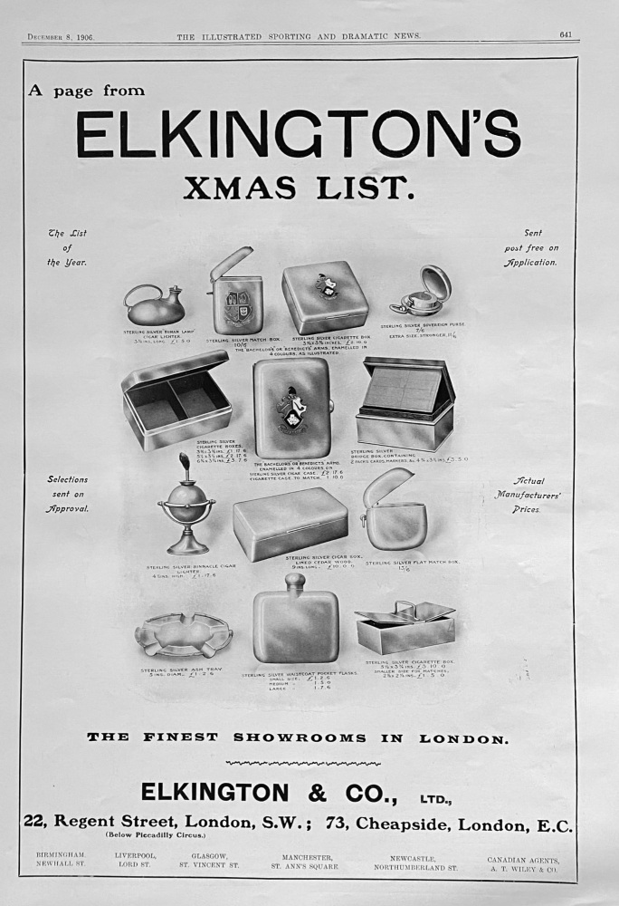 Elkington  &  Co.  Ltd.  1906.