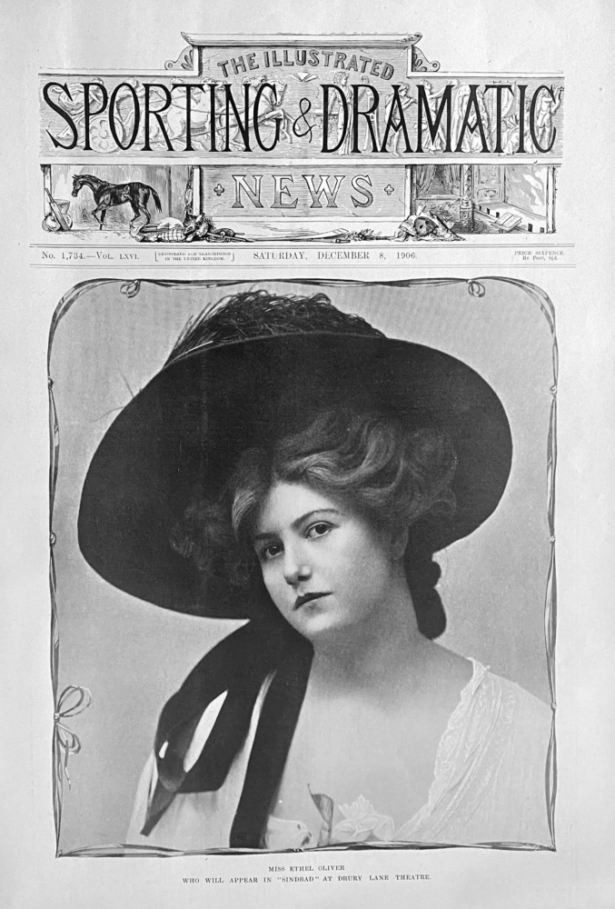 Miss Ethel Oliver.  1906  (Actress).